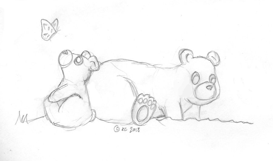 Drawing of bear